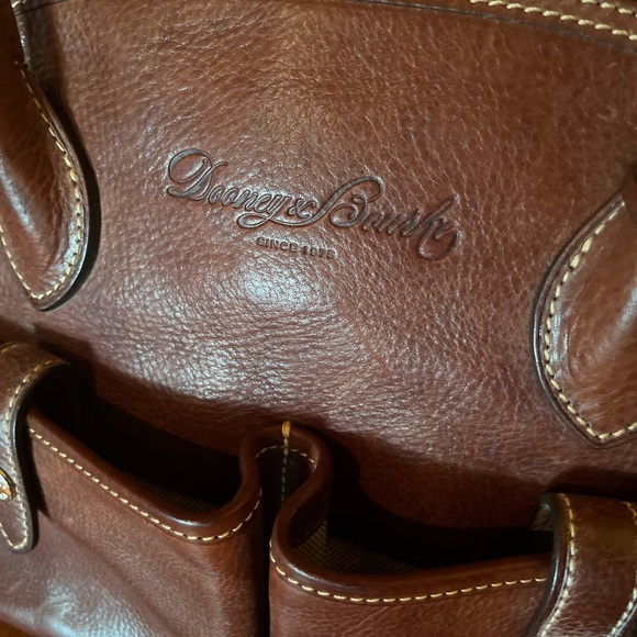 Dooney & Bourke Brown Leather Handbag - Picture 4 of 10